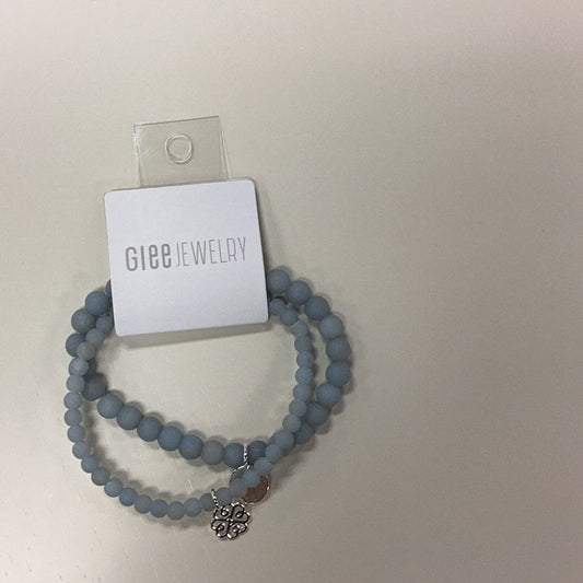 Stackem up bracelets Angelite/ silver
