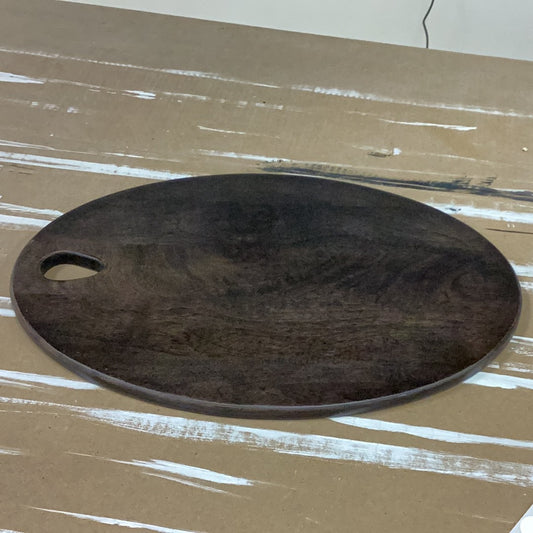 Oval mango wood cheese cutting board