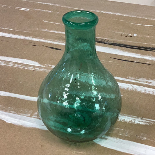 Hand blown glass vase