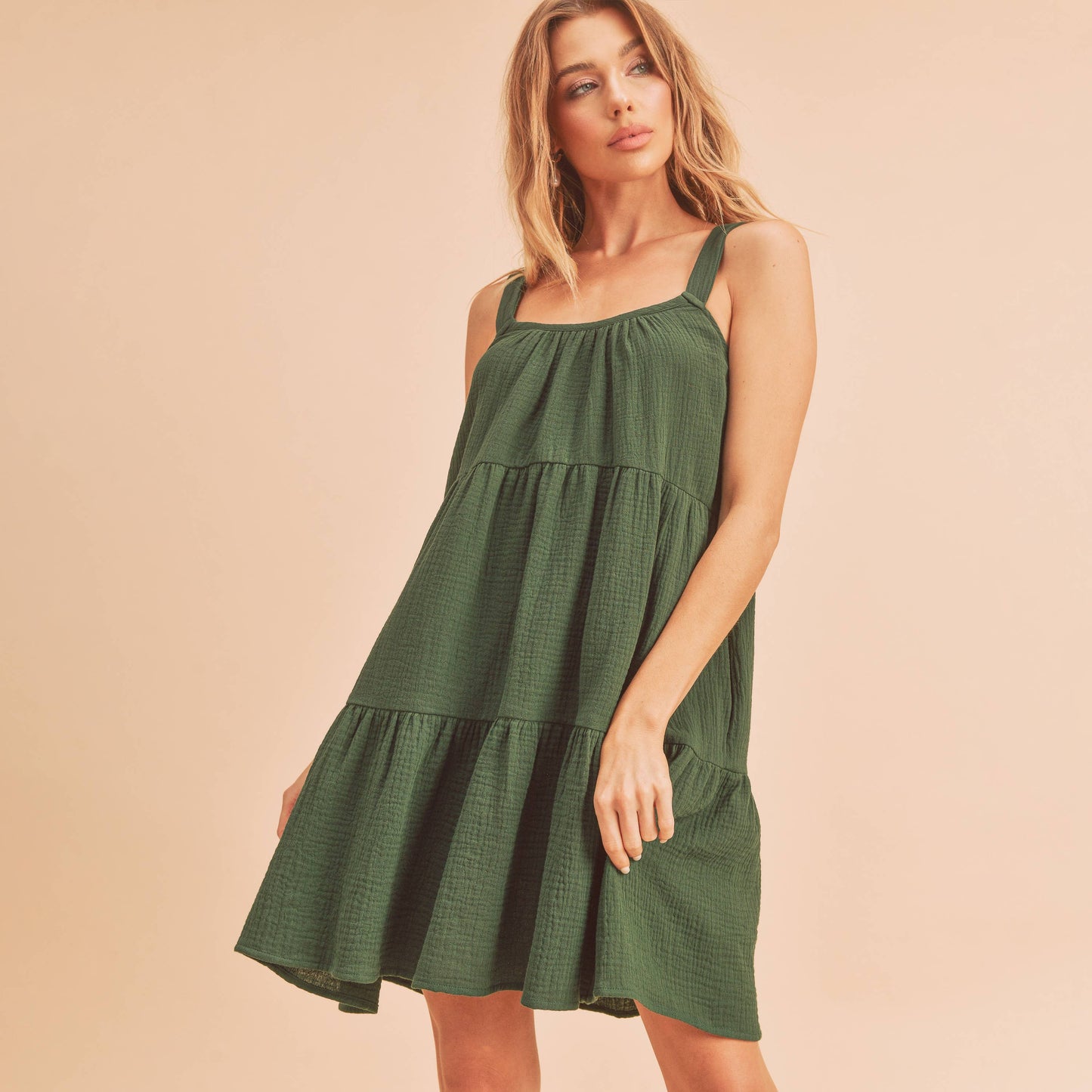 482BK Frances Dress…green…medium