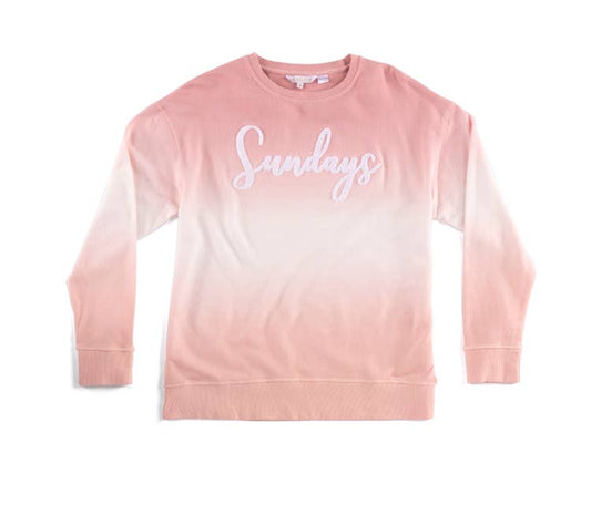 "SUNDAYS" SWEATSHIRTS, PINK