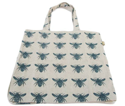 Honey Bee Tote Bag BLUE