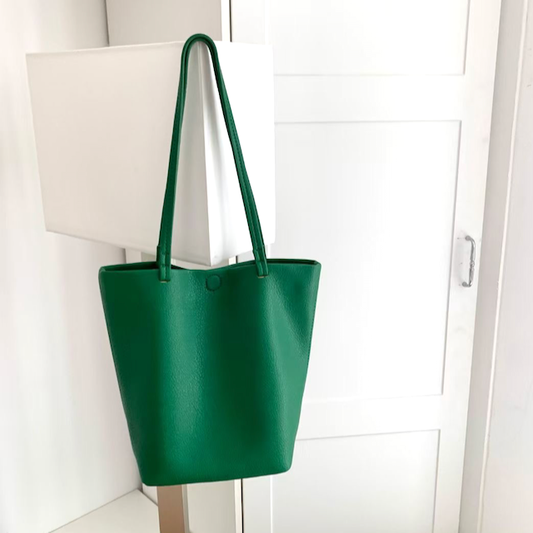 P22087 Tote Bag w/Cosmetic Pouch…green