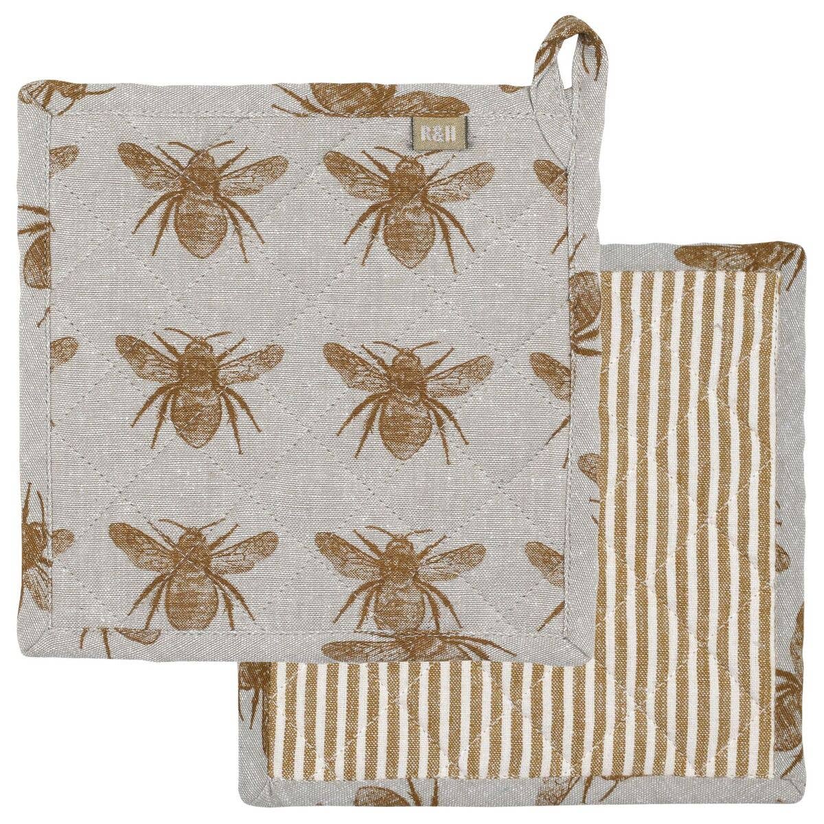 Mustard Honey Bee Trivet