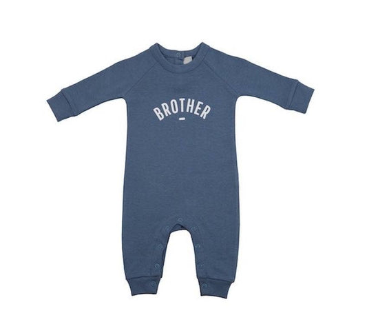 Denim Blue Brother All in One…3-6mo