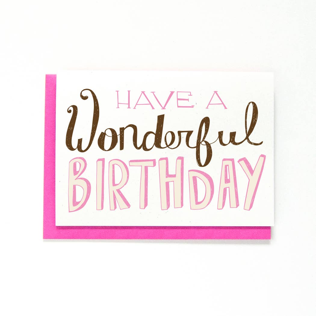 Wonderful Birthday Card