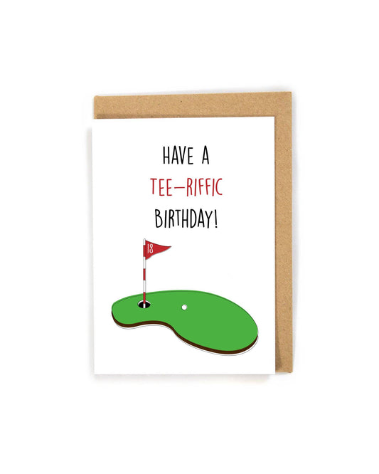 Golf Birthday Card