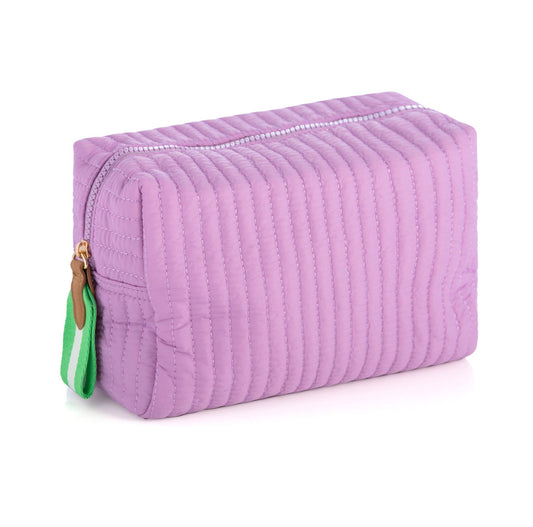 EZRA LARGE COSMETIC BAG: Lilac
