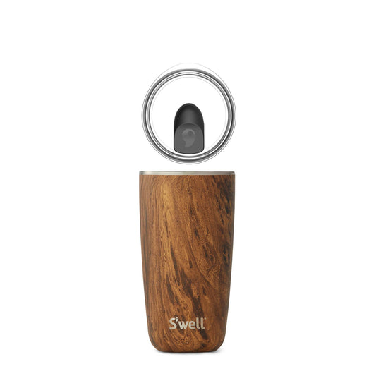 Stainless Steel Tumbler with Lid - Teakwood Swell