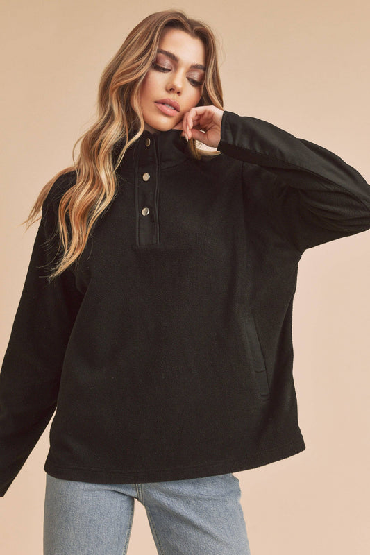 917BK Peppy Pullover: L / Pullover / Black