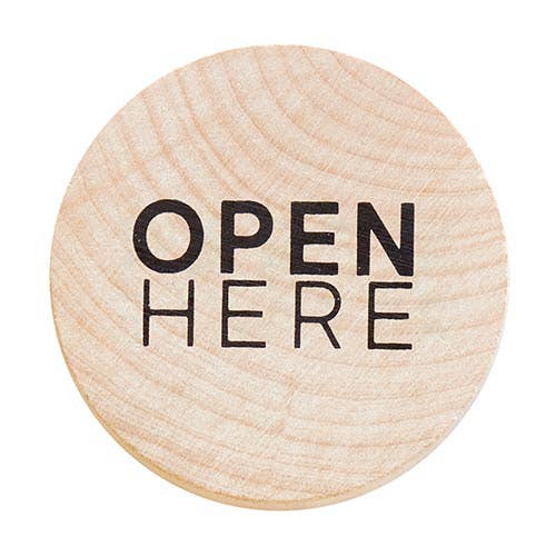 Bottle Opener-Open Here