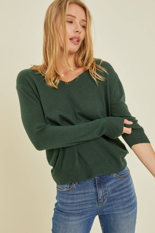 The Stella Sweater: Hunter / SM