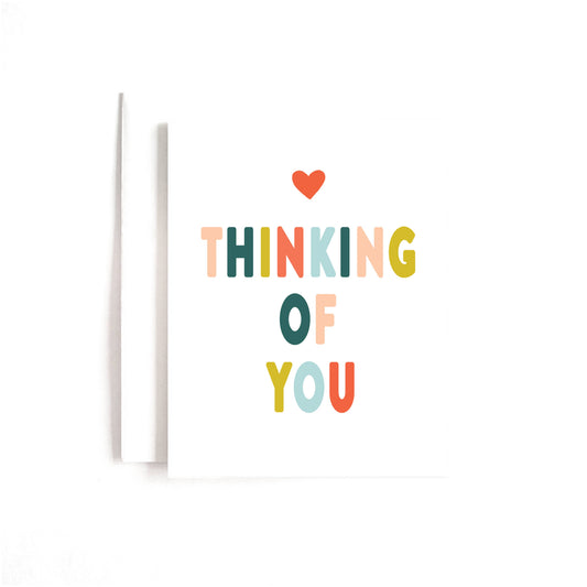 Colorful Thinking of You Card