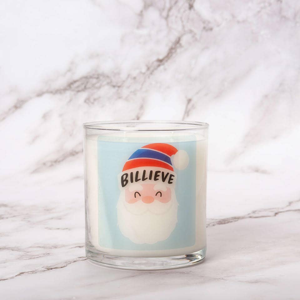 Billieve Santa Buffalo Candle