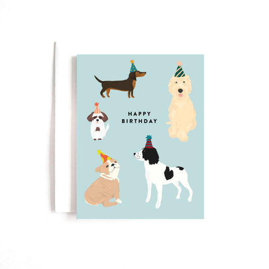 Happy Birthday Dogs Birthday Card