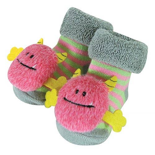 RATTLE SOCKS MONSTER PINK