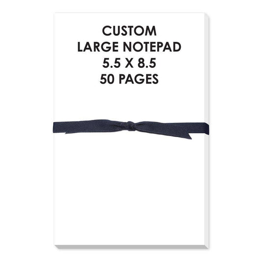 CUSTOM LARGE NOTEPAD…Bruins Brighton…Donovan designs