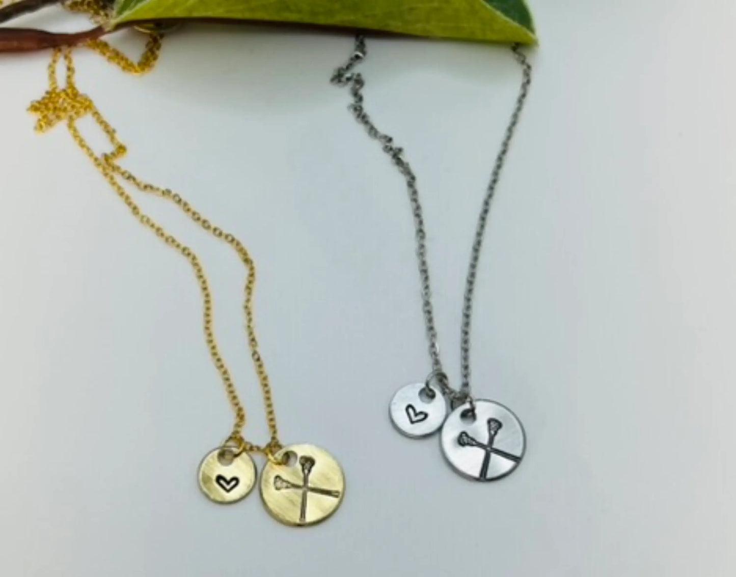 Lacrosse Necklace, Lacrosse Gift, Lacrosse Mom, Graduation: Gold