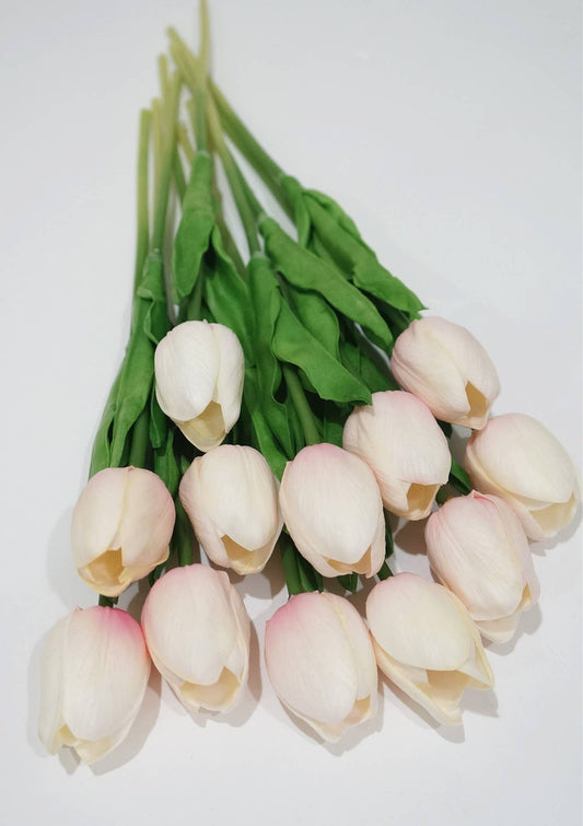 Latex Real Touch Tulips Spring Home Wedding Flower Set of 10