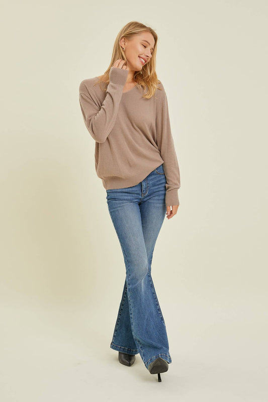 The Stella Sweater: Mocha / SM