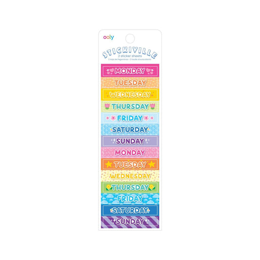 Stickiville Stickers: Days Of The Week - Skinny