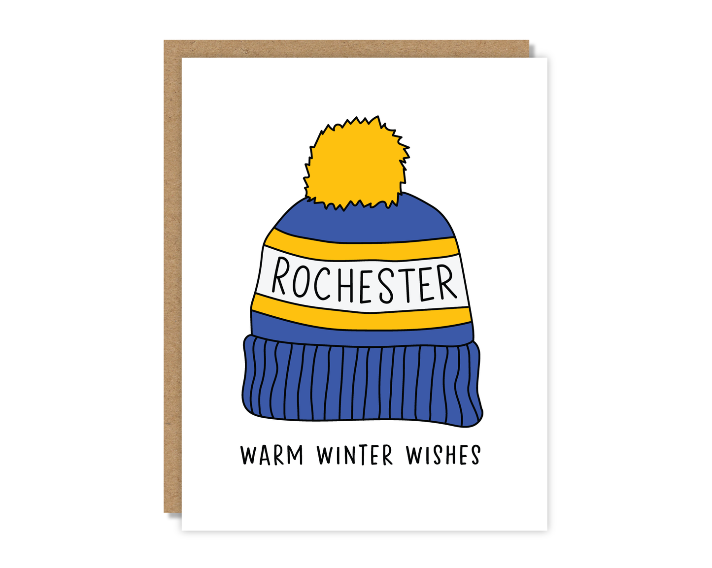 Warm Winter Wishes Rochester NY Card