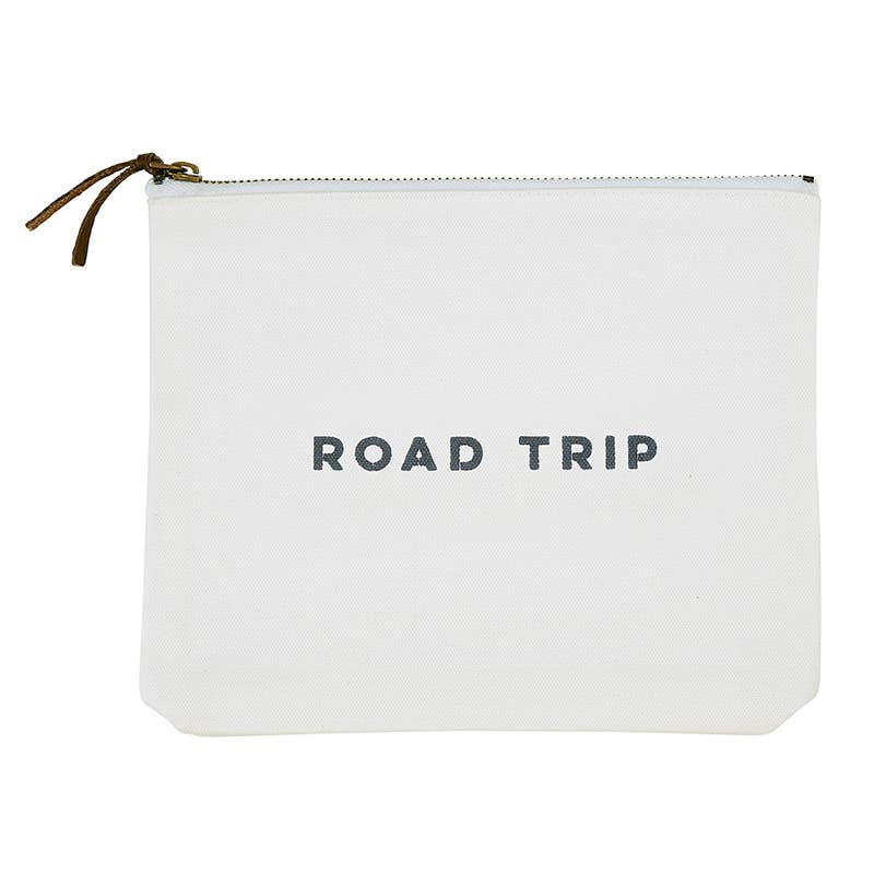 F2F Road Trip Canvas Zip Pouch