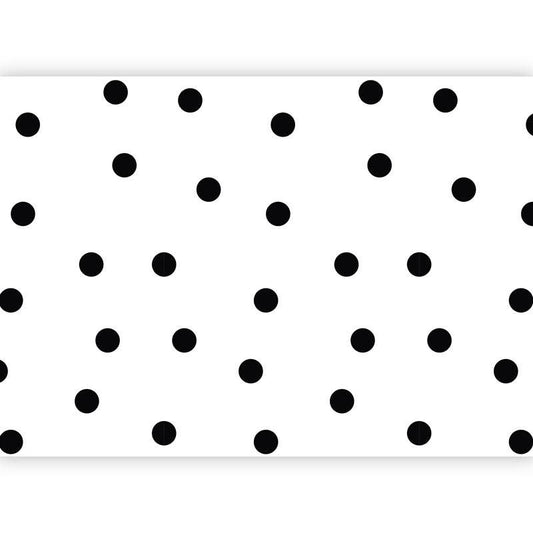 Paper Table Runner - Black Polka Dot