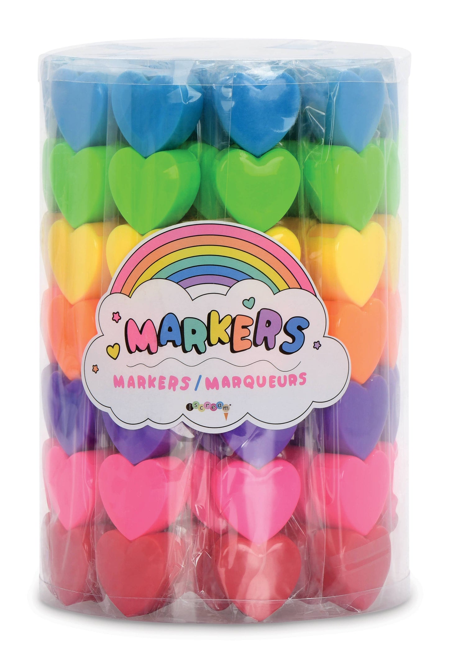 Heart Stackable Markers Pdq - 20 Pc