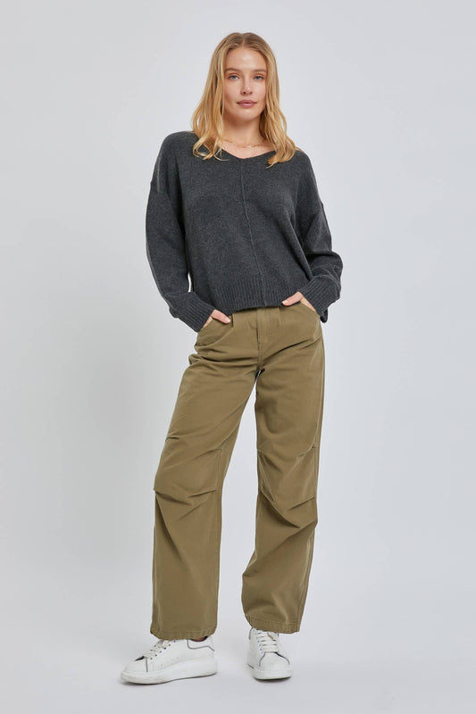 The Anna Sweater: SM / Black