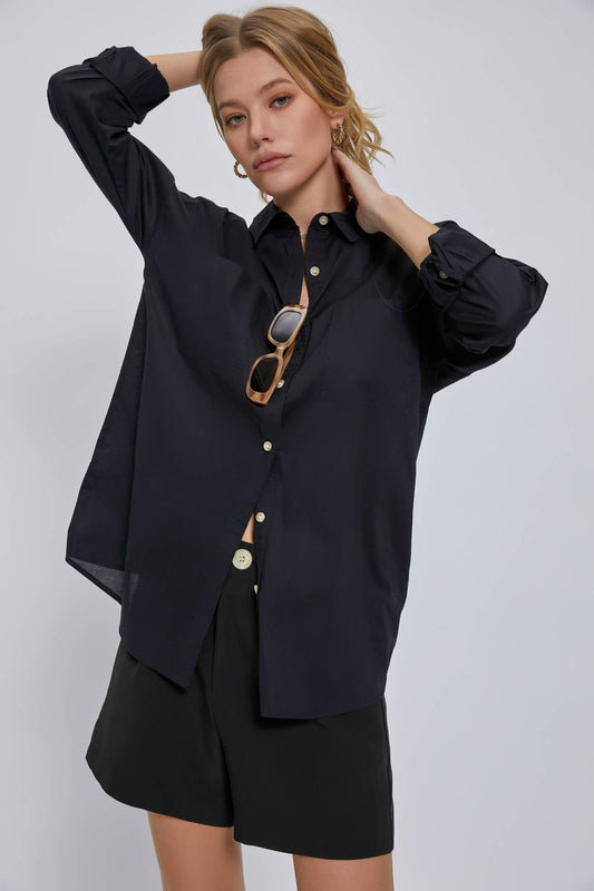 Oversized Poplin Shirt…S/M