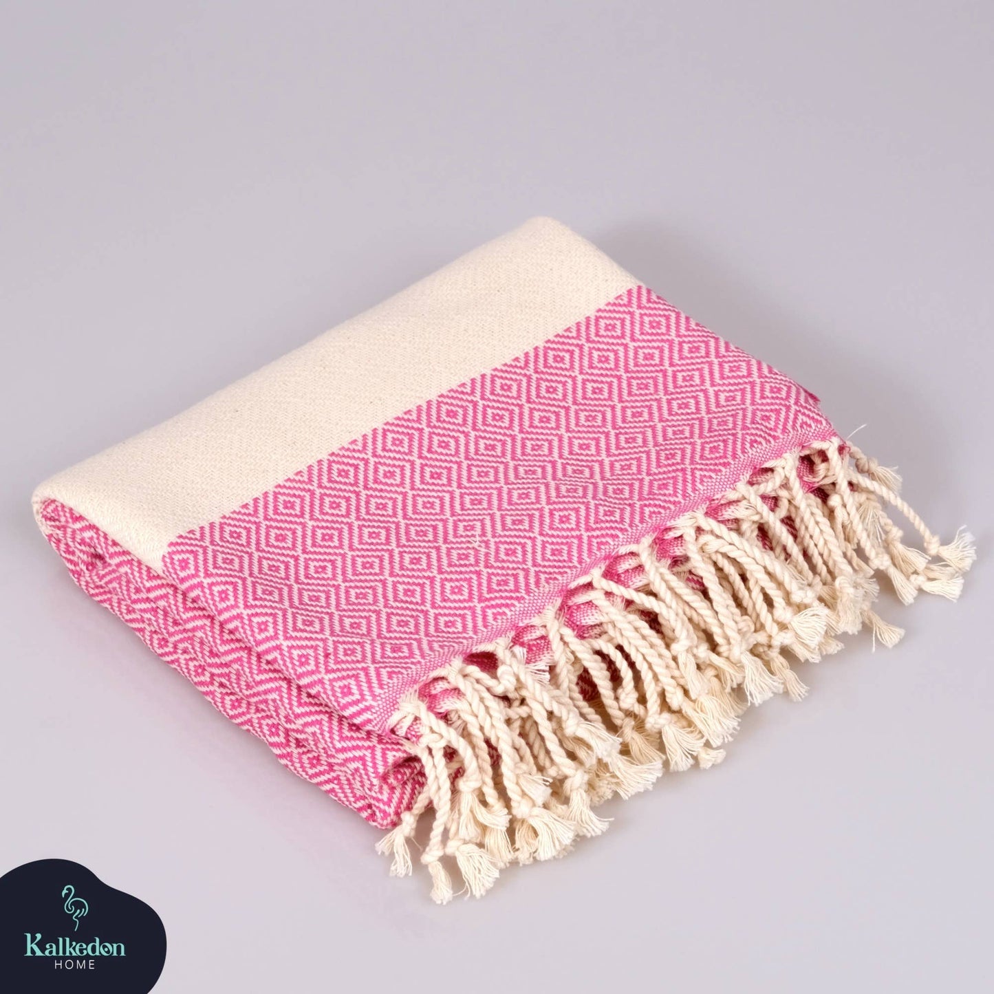 Turkish Towel | Peshtemal | Sand Resistant Beach Towel….Pink