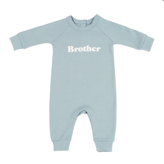 Sky Blue 'Brother' All-in-One…6-12mo