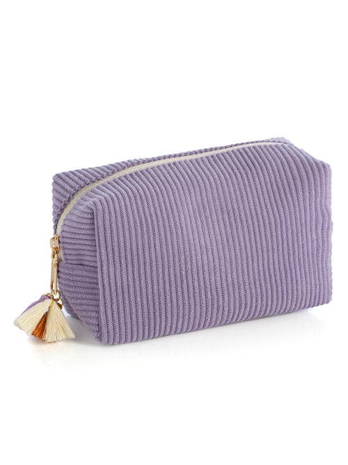 ROUX BOXY ZIP POUCH/ lilac