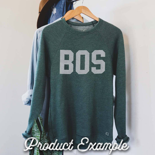 FLEECE RAGLAN SWEATSHIRTS - Must Customize Code: Heather Hunter Green / Medium