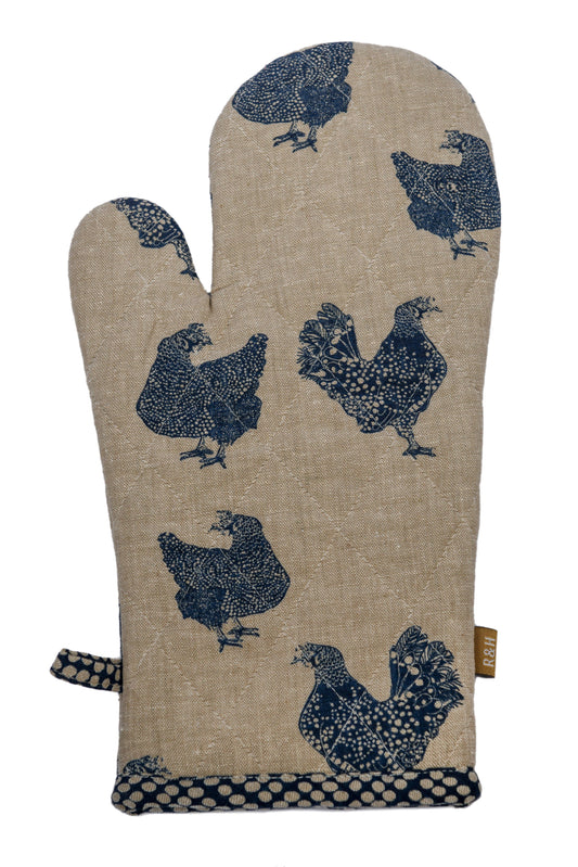 Henrietta Oven Glove Blueberry