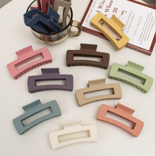 Jumbo 4" Matte Hair Claw, Hair Clips (BETTY)