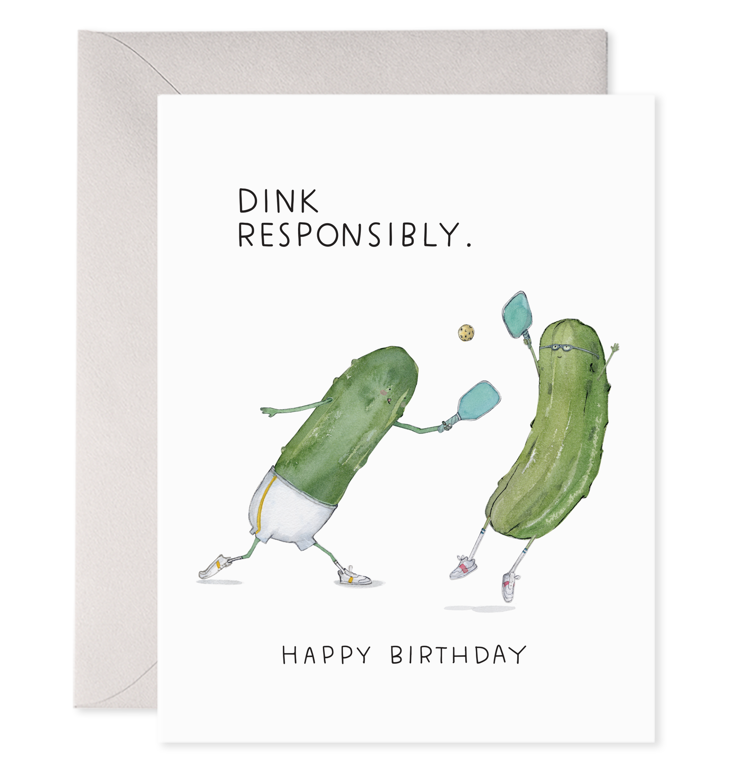 Pickleball Bday | Pickle Birthday Card…dink responsibly