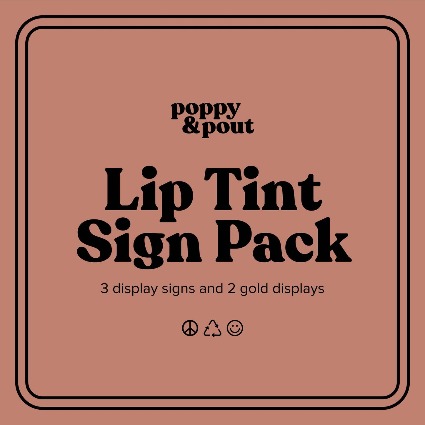 Retailer Sign Pack, Lip Tint