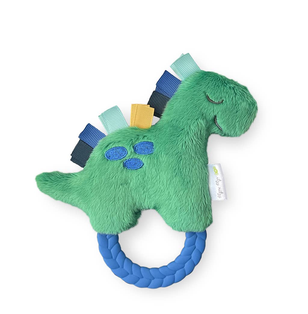 Ritzy Rattle Pal™ Plush Rattle Pal with Teether: Dino