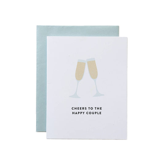 Cheers to the Happy Couple, Wedding Card