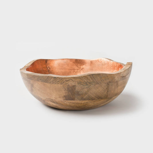 Gilded Organic Edge Bowls in Copper…medium