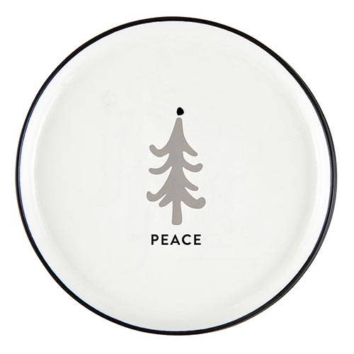 Holiday Appetizer Plates - Glisten - Set of 4