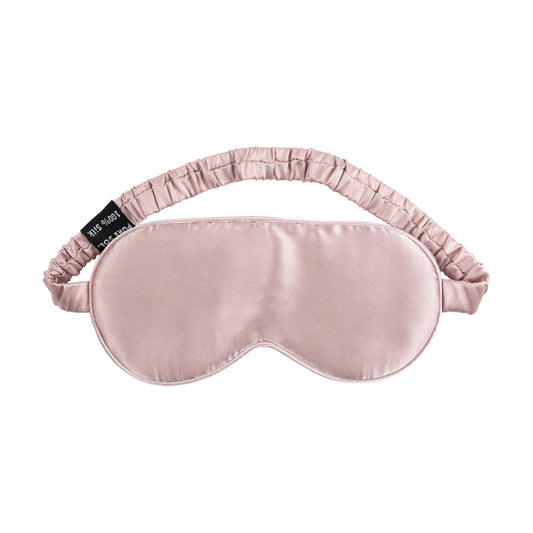 Mulberry Silk Eye Sleep Eye Mask - Silk Sleep Mask: Mauve