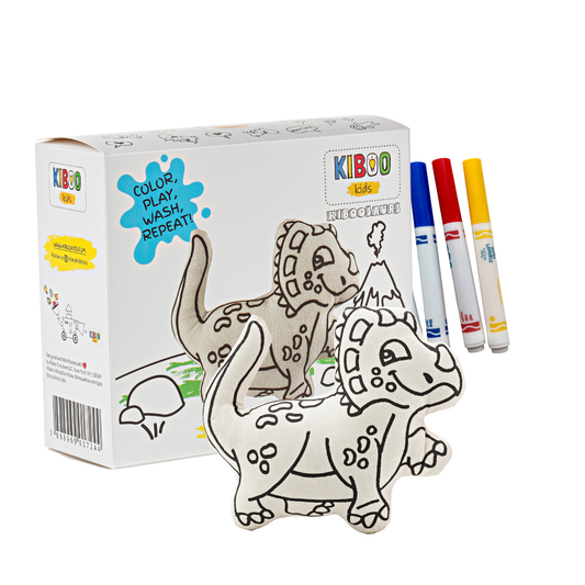 Triceratops | Dinosaur for Coloring | Kiboosaur