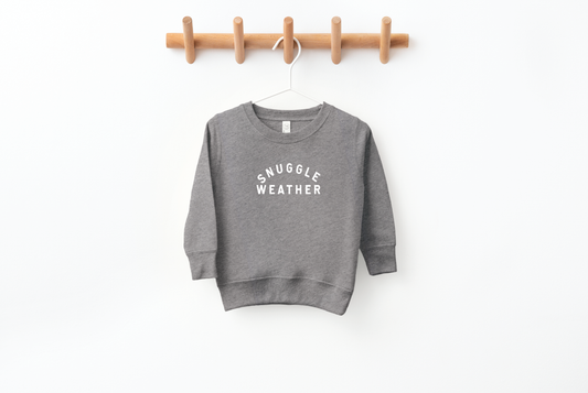 Snuggle Weather Pullover: 3T / Dark Heather Grey