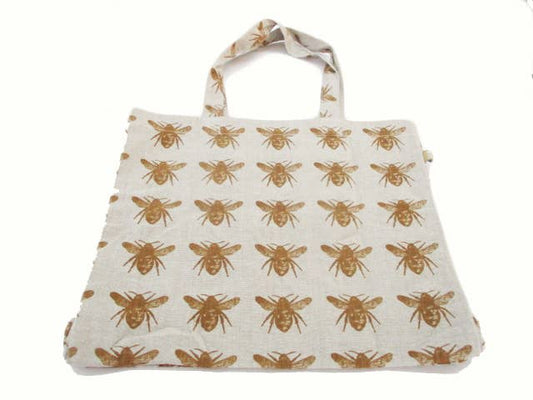 Honey Bee Tote Mustard