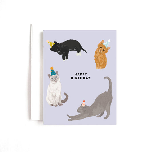 Party Cats Birthday Card