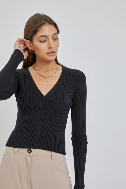 BUTTON-UP CARDIGAN…large