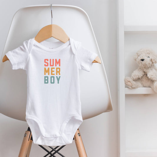 SUMMER BOY onesie